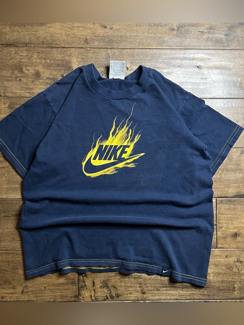 Vintage Y2K 2000’s Nike Flame T Shirt